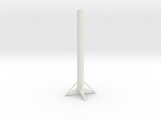 SpaceX Falcon 9 Main Stage Landed in White Natural Versatile Plastic: 1:500