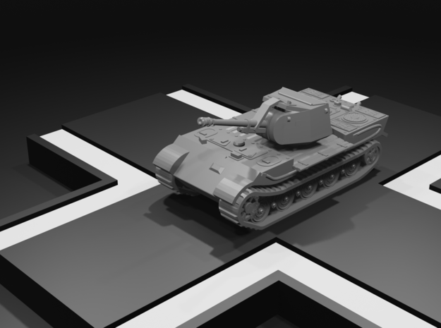 1/144 105mm leFH 43 auf Panzerkampfwagen VI Tiger in Smooth Fine Detail Plastic