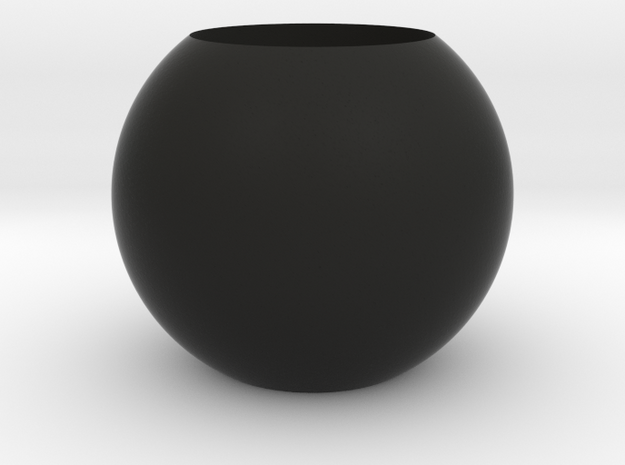 Acoustic Sphere for Oktava MC 012 (40mm diameter) in Black Natural Versatile Plastic