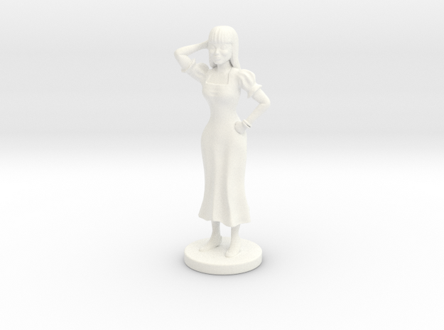 Archie - Veronica 1.24 in White Processed Versatile Plastic
