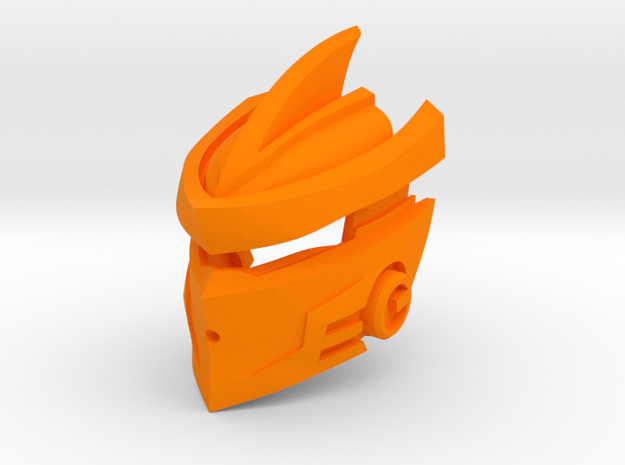 Gaaki's Mask of Clairvoyance in Orange Processed Versatile Plastic