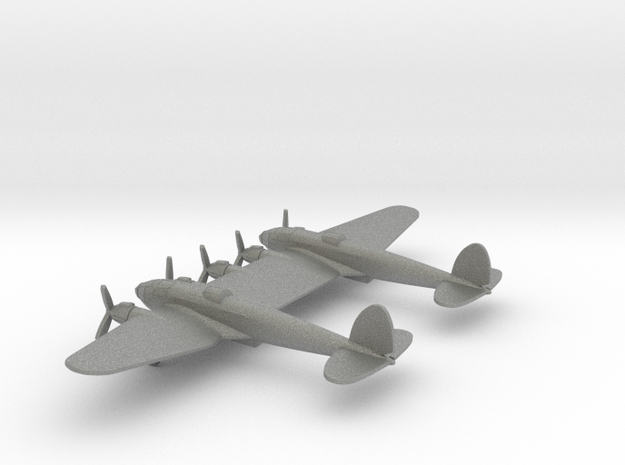 Heinkel He 111Z Zwilling in Gray PA12: 1:350