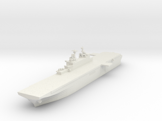 USS Wasp LHD-1 in White Natural Versatile Plastic: 1:2400