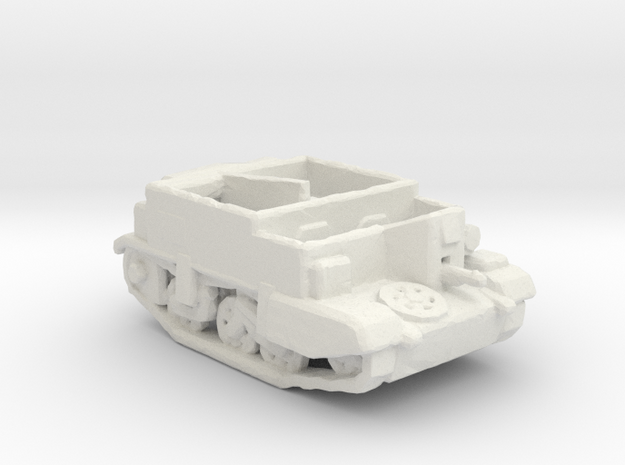 ANZAC Army Universal Carrier white plastic 1:160 s in White Natural Versatile Plastic