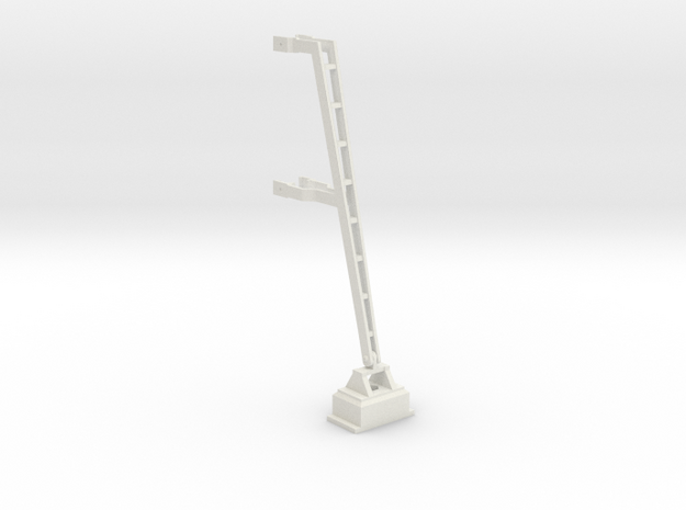 Mast support cc 50 mm in White Natural Versatile Plastic