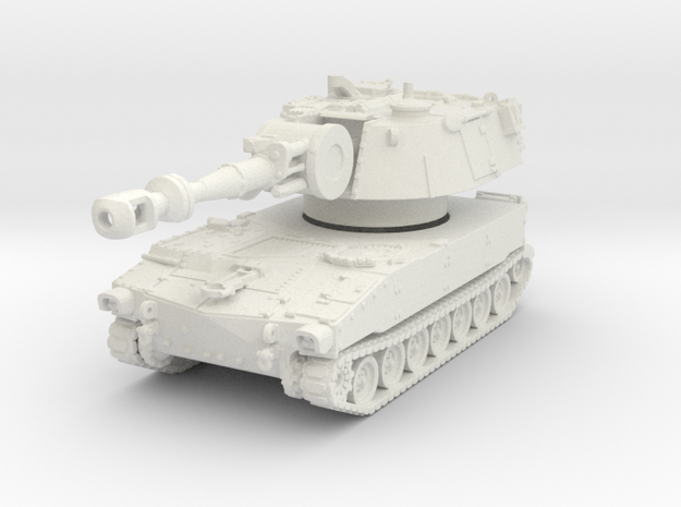 M109 155mm early 1/100 in White Natural Versatile Plastic