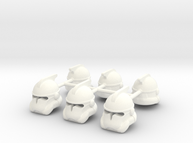 CAC inspired ARC Trooper 6-pack in White Premium Versatile Plastic