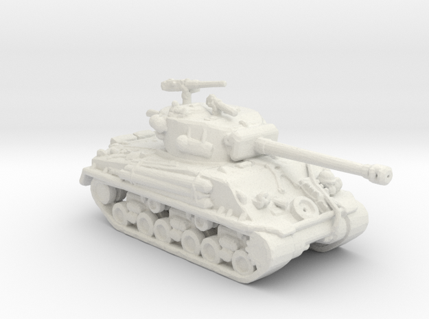 ARVN M4 Sherman v3 white plastic  1:160 scale in White Natural Versatile Plastic