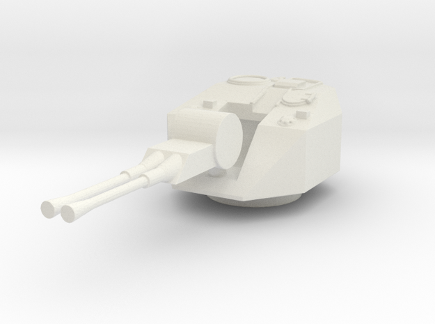 Flakpanzer V Coelian Turret 1/100 in White Natural Versatile Plastic
