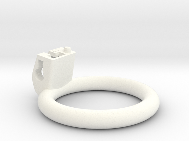 Cherry Keeper Ring G2 - 43mm Flat in White Processed Versatile Plastic