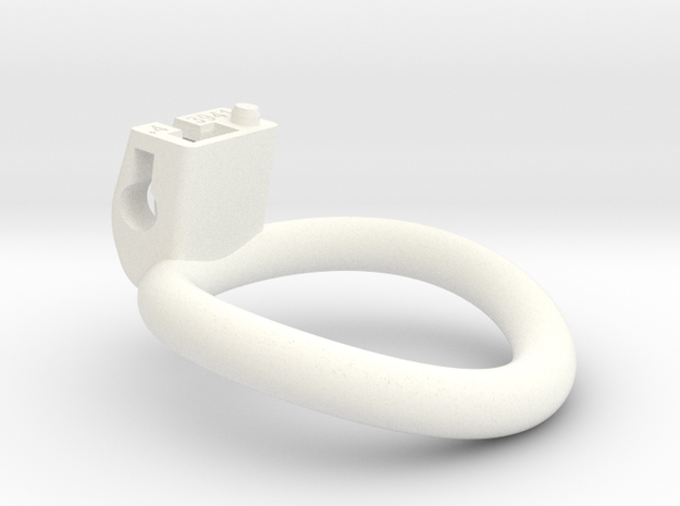 Cherry Keeper Ring G2 - 39x41mm Flat +4° (~40mm) in White Processed Versatile Plastic