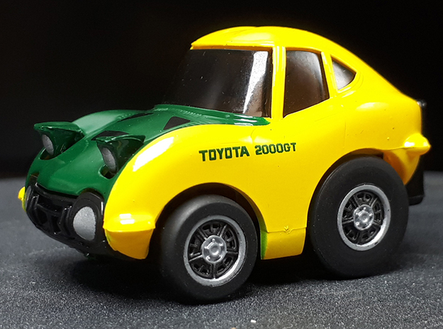 ChoroQ Toyota 2000GT in Tan Fine Detail Plastic