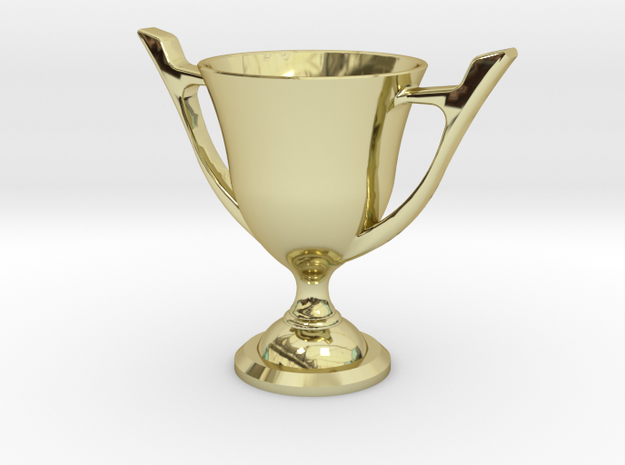 Trophy cup (Minimum size) in 18k Gold Plated Brass