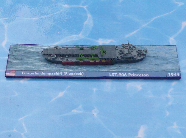 US LST 906 Princeton with aircraft deck 1/1250 in Tan Fine Detail Plastic