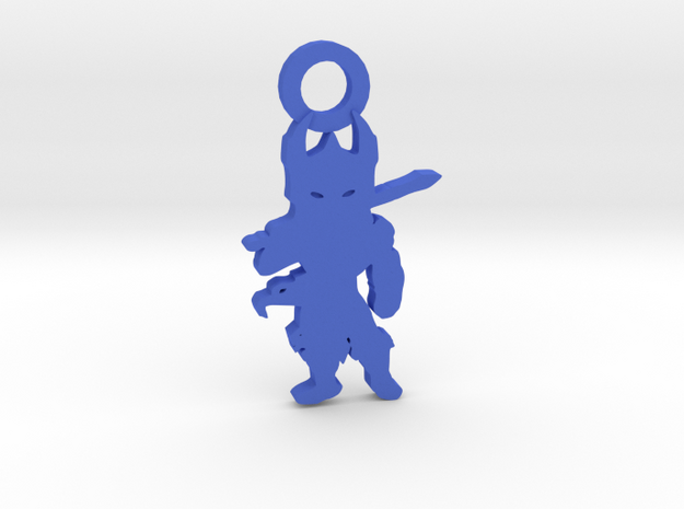 Overlord 2 Charm in Blue Processed Versatile Plastic
