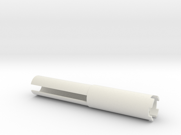 The General Chassis - Main Part (1/2) in White Natural Versatile Plastic