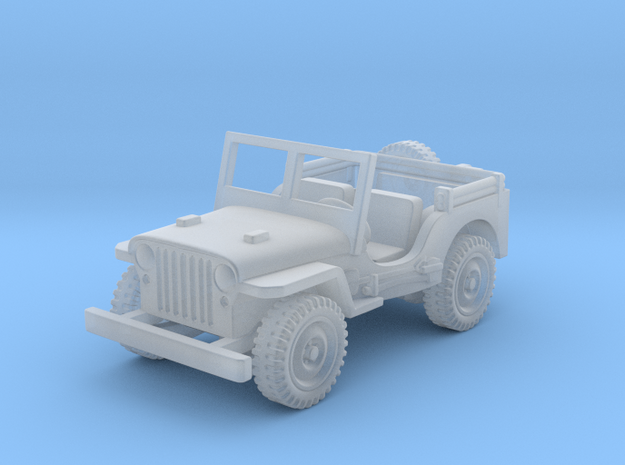 Jeep Willys MB 1:87 HO in Tan Fine Detail Plastic