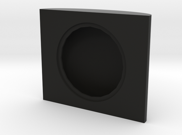 3/4" Speaker Enclosure HO Scale Bachmann 0-6-0T in Black Natural Versatile Plastic