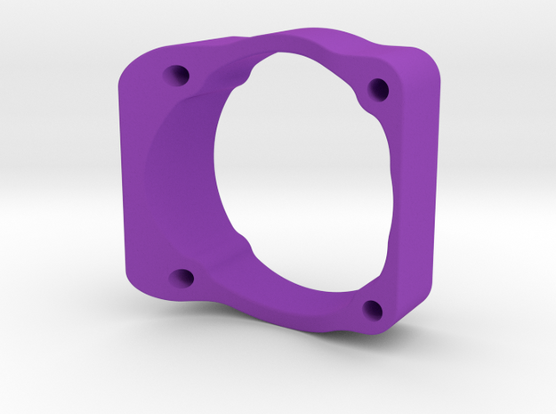 Chassis Mount 30mm Fan in Purple Processed Versatile Plastic