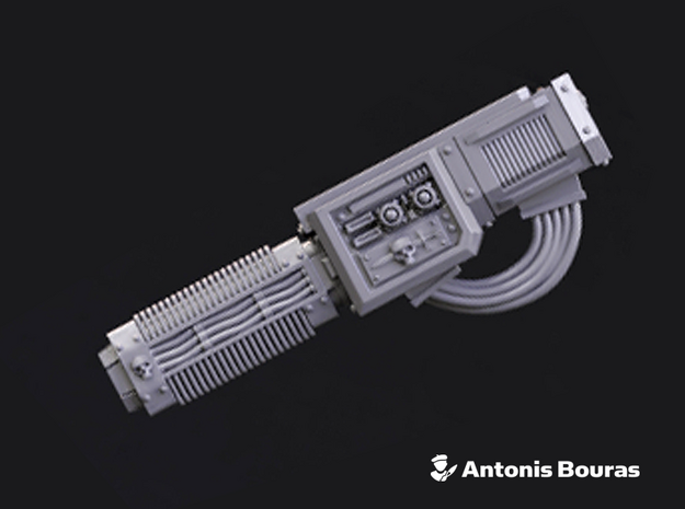 Eternus Assault Armor : Heat Ray Cannon in Tan Fine Detail Plastic