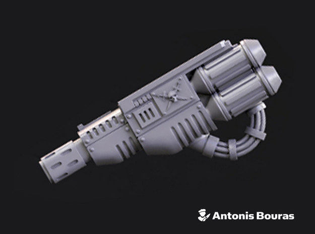 Eternus Assault Armor : Thermal Cannon in Tan Fine Detail Plastic