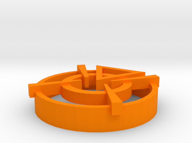 Orange/Avarice Lanterns Logo in Orange Processed Versatile Plastic