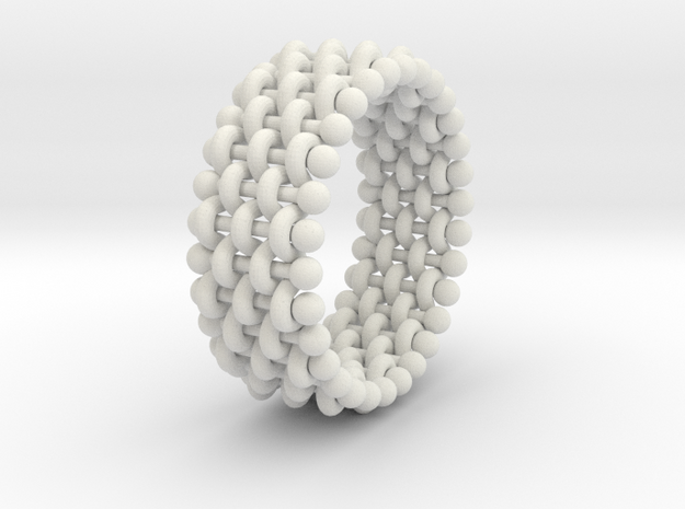 woven ring 3 in White Natural Versatile Plastic