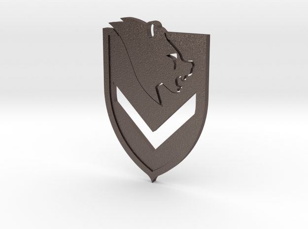 Windhelm Crest, Pin-on in Polished Bronzed-Silver Steel