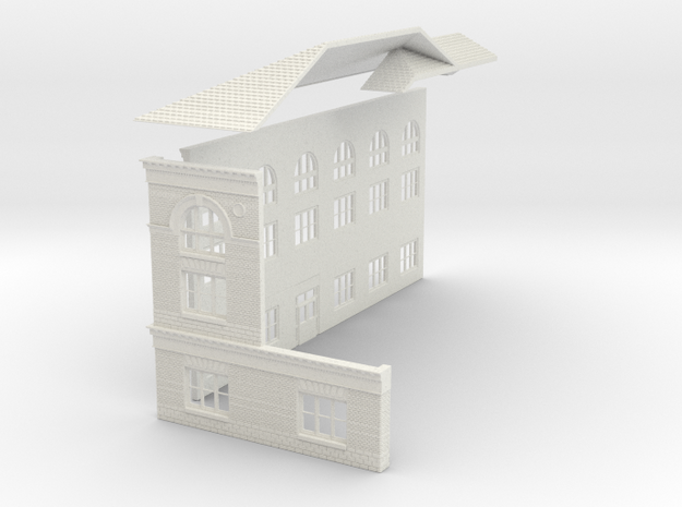 French street building part 2 STL in White Natural Versatile Plastic