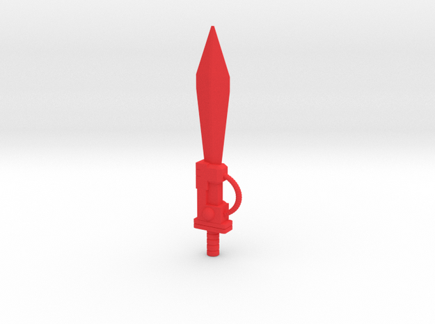 Sludge Sword Black Mamba in Red Processed Versatile Plastic