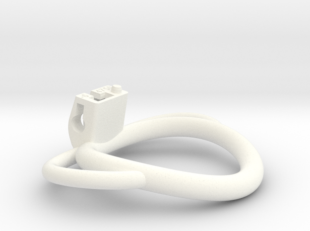 Cherry Keeper Ring G2 -47x50mm (TO) -6° ~48.5mm LH in White Processed Versatile Plastic