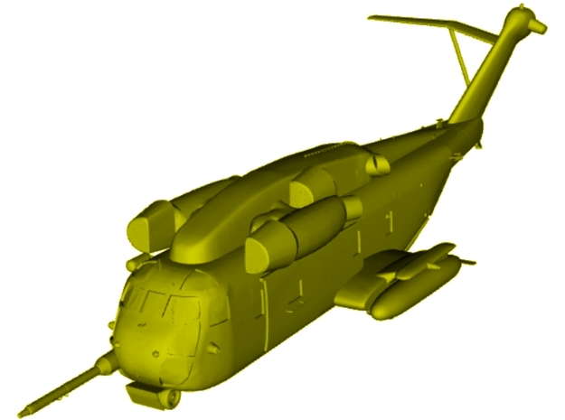 1/100 scale Sikorsky CH-53E Super Sea Stallion x 1 in Blue Processed Versatile Plastic