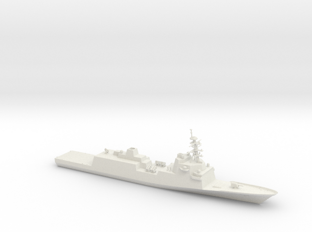 1/600 Scale USS Constellation FFG-62 in White Natural Versatile Plastic