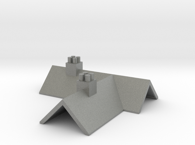 Country cottage roof 1:100 in Gray PA12