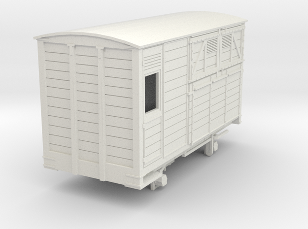 a-td-55-tralee-dingle-horsebox in White Natural Versatile Plastic
