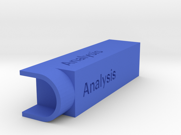 Debaticons - 8. Analysis in Blue Processed Versatile Plastic