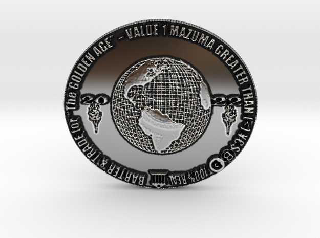 "The ONE" Coin 100% Real Unlike Cryptocurrency  in Antique Silver