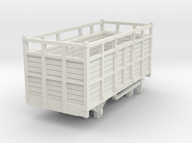 a-cl-100-cavan-leitrim-open-cattle-wagon in White Natural Versatile Plastic