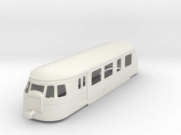 bl35-billard-a80d-ext-radiator-railcar in White Natural Versatile Plastic