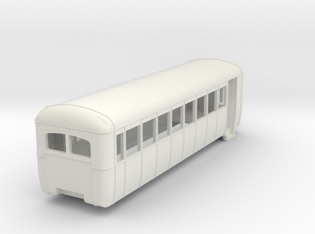 w-cl-97-west-clare-railcar-trailer-coach in White Natural Versatile Plastic