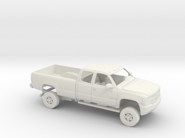 1/50 1999-02 Chevy Silverado D.max EXTCab Long Bed in White Natural Versatile Plastic
