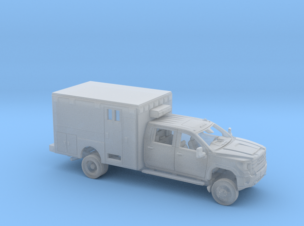 1/160 2019-22  GMC Sierra HD CrewCab Ambulance Kit in Smooth Fine Detail Plastic