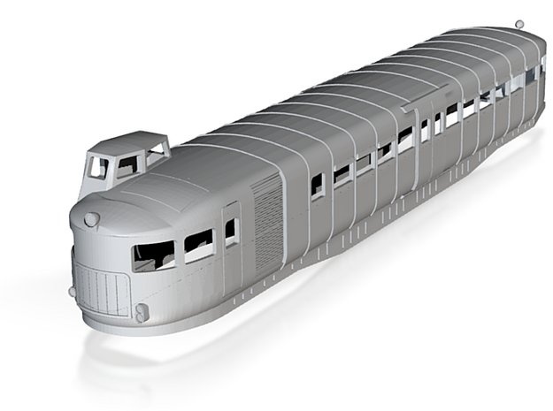 o-120fs-lms-michelin-coventry-railcar in Tan Fine Detail Plastic