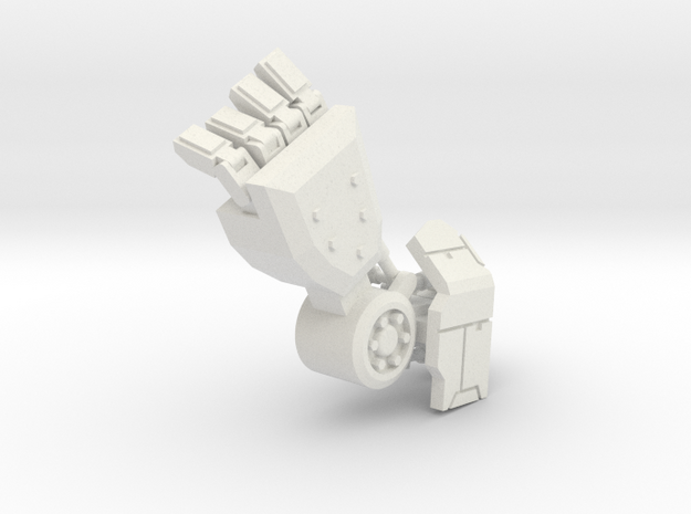Robot Arm in White Natural Versatile Plastic