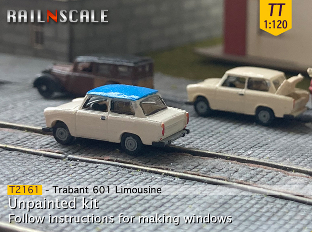 Trabant 601 Limousine (TT 1:120) in Tan Fine Detail Plastic