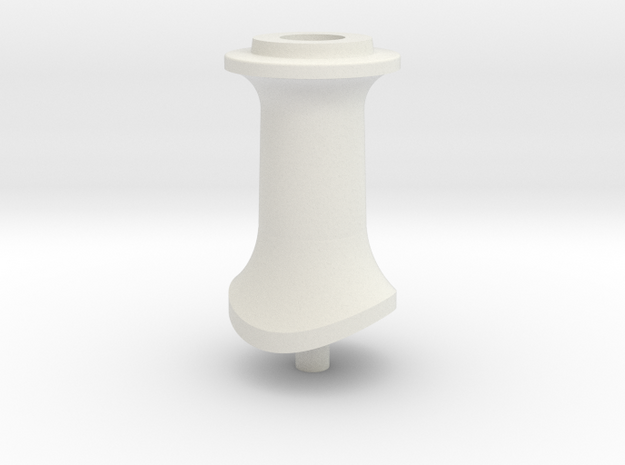 OO LBSCR E4 Tall Chimney in White Natural Versatile Plastic