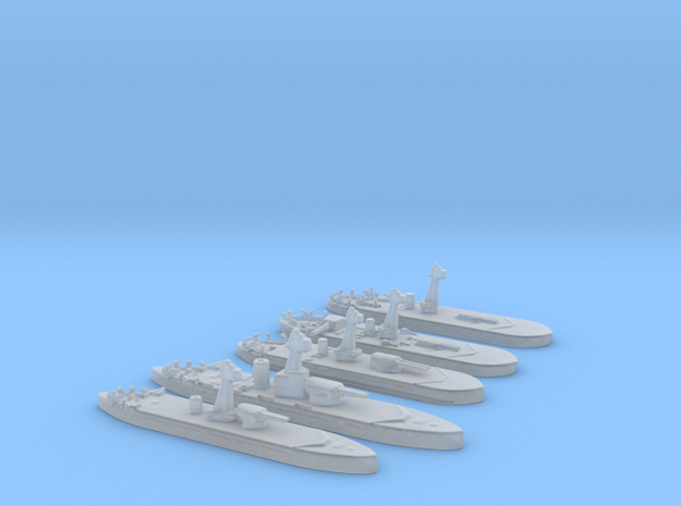 British ww1 big gun monitor fleet 1/1250