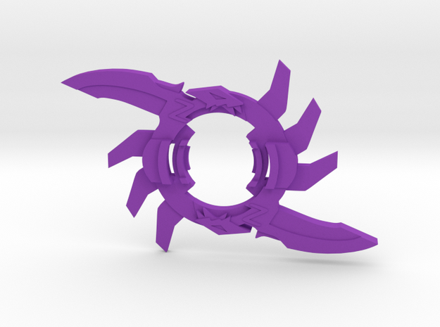 Beyblade Fokkuru | CCG Attack Ring in Purple Processed Versatile Plastic