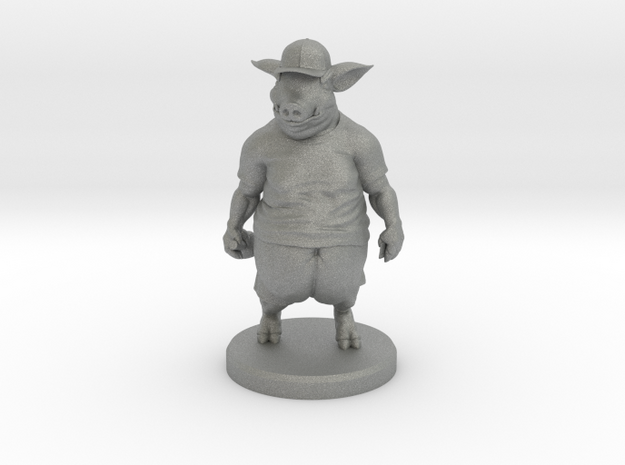 Ragepig - BBQ Outfit - Neutral (plastic) in Gray PA12