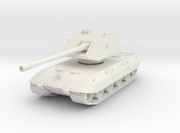E-100 Ausf D 1/76 in White Natural Versatile Plastic